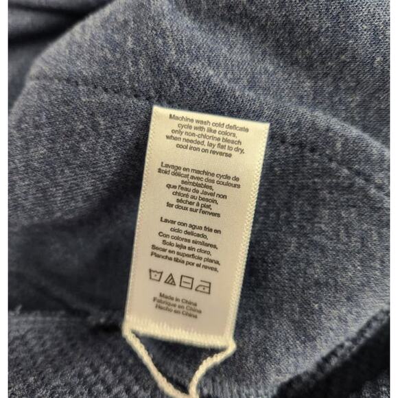 Lunya Restore Thermal High Rise Legging in Deep Blue Heather Size Medium NWOT - Picture 11 of 12